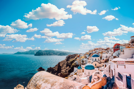 Helicopter Charter in Santorini, Greece