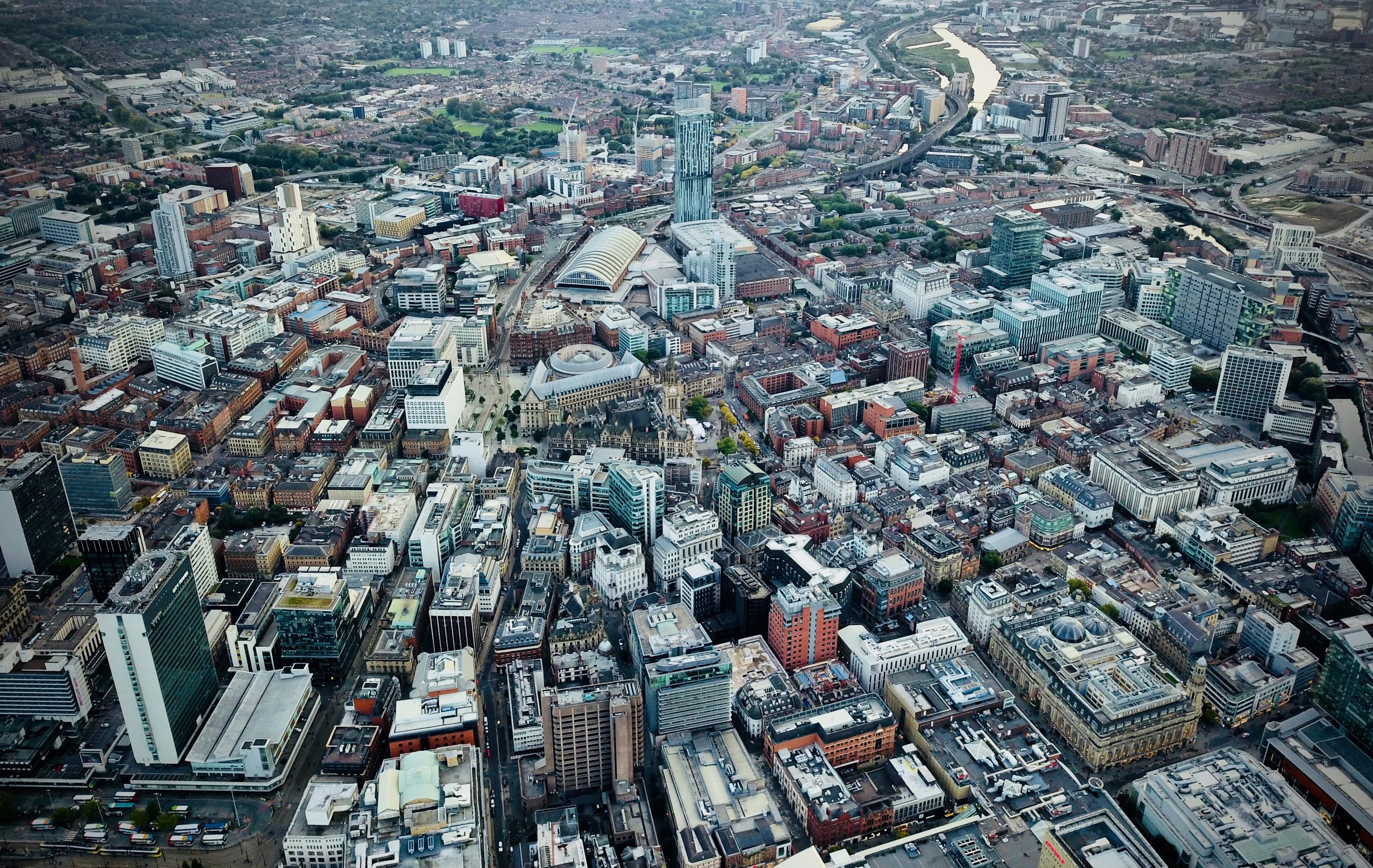 Manchester helicopter tour Get Heli